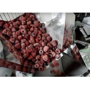 450kg Multihead Weighing Machine For IQF Strawberry Frozen Fruit Filling Machine