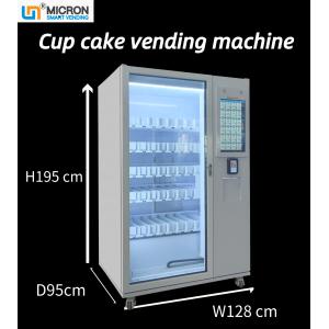 Máquina expendedora de los snacks de la magdalena de la torta de cumpleaños con la pantalla táctil de 22 pulgadas