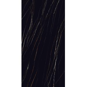 Black Gold Natural Stone Slab SHARON 1600x3200mm Durable For Countertops