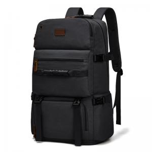 China Retro Large Capacity Outdoor Travel Bags  Mens Canvas Laptop Backpack 56-77 Litre supplier