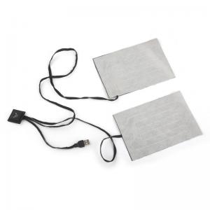 7.4V 5V Battery Heated Pad For Clothing With Smart Temperature Control Switch