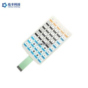 China Tactile PET Membrane Switch , Metal Dome Tactile Switch OEM supplier