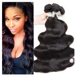Double Wefted Peruvian Virgin Hair Weave Hair Extensions Soft And Silky Body Wave