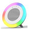 China Altavoz Bluetooth Blanco Tri-Modo 66MM 5W de Salida Batería 1200mAh Admite Reproducción USB/TF/AUX e Iluminación RGB wholesale