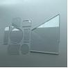 China Transparent Light Guide Sheet Borosilicate Full Reflection Optical Glass Mirror wholesale