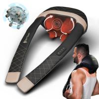 China Black Neck Shoulder Massager Machine With Heat Function on sale