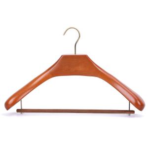 Betterall Solid Wood Hanger With Pant Bar Multifunction Hanger