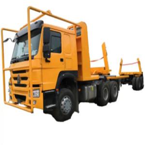 6x4 6x6 10x4 430HP 40 Ton Logging Truck High Load Capacity SINOTRUK HOWO For Wooden Wood Forest Transport