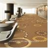 China Fireproof sunflower pattern wall to wall plain commercial carpet wholesale