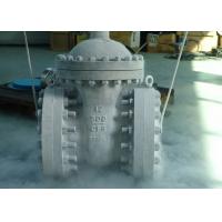 China Class 150 - 1500 Cryogenic Control Valve Full Stellite Overlay Seat Sealing for sale