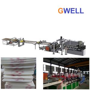 China PP Thick Sheet Production Line PP Thick Board Extruder Machine Single Screw Extruder supplier