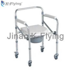 Steel Lage Capacity Medical Rehabilitation Equipment Disabled Elderly Toilet Chair