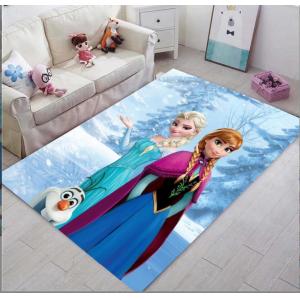 Cartoon Frozen polyester Fiber Living Room Floor Carpet Special Style