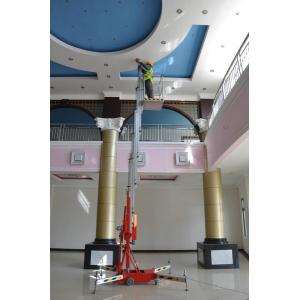 China 160Kg 6m Lifting Height Mobile Portable Aerial Work Platform with Aluminum Profile supplier