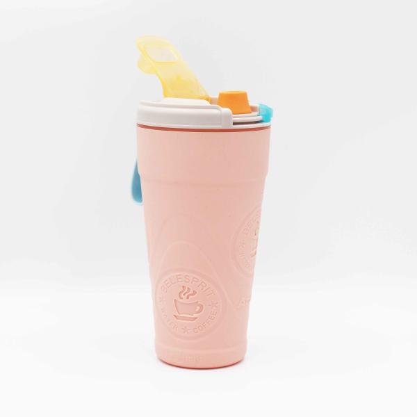 Reusable Duckbilled Custom Plastic Sports Bottles With Silicone Handle