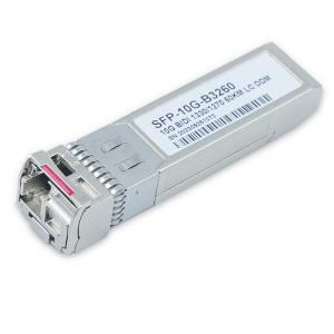 10GBASE SFP+ Transceiver BiDi 60km over OS2 SMF LC TX 1330nm/ RX 1270nm Module