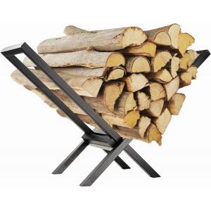 23 Inch Firewood Holder for Easy Storage and Carrying of Logs in Indoor Fireplace