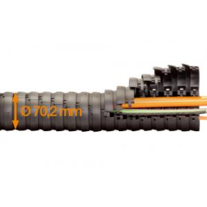 China Cable Robot Dress Pack Reinforced Corrugated Hose Is UV Resistant Wear-Resistant supplier