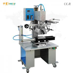 China Glass Bottle Semi Automatic Foil Hot Stamping Machine 15pcs/min supplier