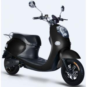 China Black Color Electric Moped Scooter , 60V / 72V Electric Scooter Bike With Pedals supplier