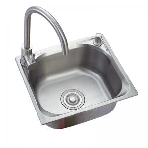 China 304 Under Counter Stainless Steel Sink Brushed One bowl Family Use supplier