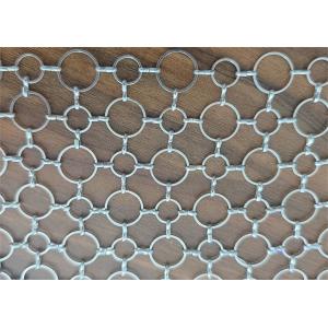 1-2mm Thickness Circle Brass Wire Mesh Panels Hotel Decoration