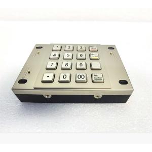 China USB RS232 ATM Machine Encrypted Metal Pin Pad 16 Key Keypad supplier
