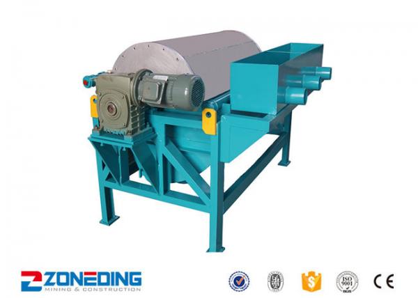 Iron Ore Dressing Equipment / Wet Drum Magnetic Separator For Coal , Cement