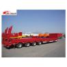 4 Axles Extendable Semi Trailer Front And Rear Hydraulic Type With Hidden Tires