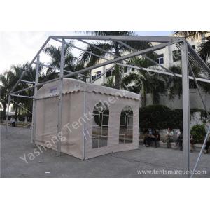 China UV Resistant Acr Roof PVC Fabric Tent Structure Hard Pressed Aluminum Frame supplier