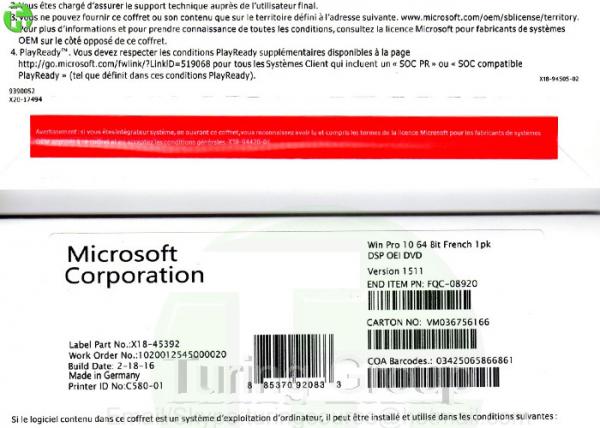 Microsoft Genuine Win 10 Pro OEM Activation Online Worldwide Key Code