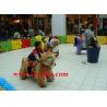 Funny kid toys motorized plush riding animal ,animal scooter in mall