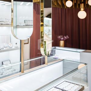 China T4 Led Light Dedicated Jewellery Store Showcase TUV Diamond Jewelers Display wholesale