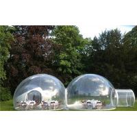 China Popular Waterproof Inflatable Clear Tent With Duble Room Cabin on sale