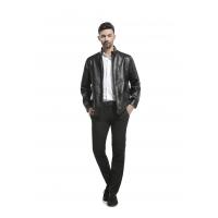 Popular New Style high quality Factory leather pu jacket,Men