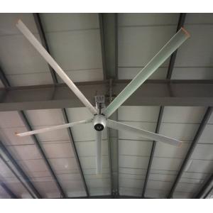 China 15ft Big Industrial Ceiling Fans , Quiet HVLS Ceiling Fan For School / Gym supplier
