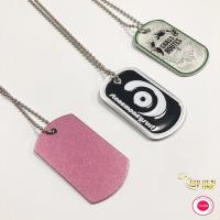 China Stainless Steel Pendant Dog ID Name Tags , Customised Engraved Dog Tags With Logo on sale