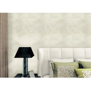 Non Woven Rustic Floral Wallpaper With Printed Surface Technics , Asian Style