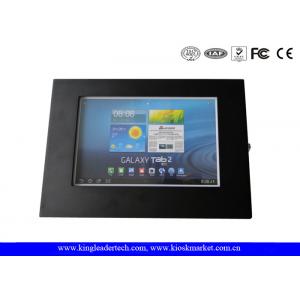 China Galaxy Tab2 10.1'' Ipad Kiosk Enclosure Wall Mount Powder Coated supplier