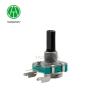 China Insulated Shaft 16mm 3 Pin Rotary Encoder With Push Button Shock Vibration Resistant wholesale