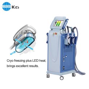 Vertical 4 Handles Cryolipolysis Machine , Non Surgical Body Contouring Machine