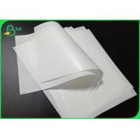 China 30g- 50g Food Grade White Kraft Paper Roll For Food Paper Bags Making on sale