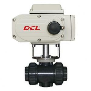 2 Way Double True Union Motorized PVC Control Valve