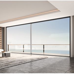 China カスタマイズ可能なアルミスライドドア スライド開口方法とカスタムニーズに合わせて1.2mm-2.2mmのフレーム厚さ wholesale