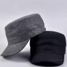 Curved Visor Adult Wool Cotton Quality Mens Military Army Winter Warm Metal