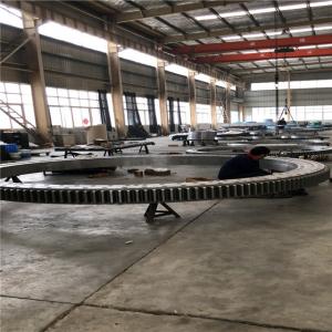 China Three Row Slewing Ring Bearing Cylindrical Roller Combined Slewing Bearing supplier