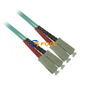 OM3 Multimode SC SC Duplex 10GB Optical Fibre Cables 10 Meter
