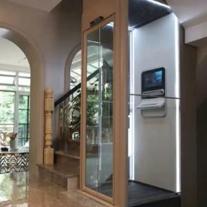 China Safety Elevator Lift with Automatic Sliding Door, 2.9m Cylinder & Microprocessor Control supplier