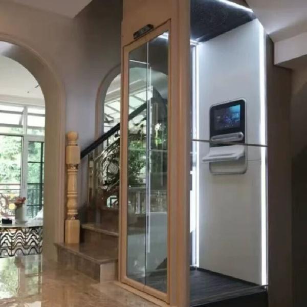 Safety Elevator Lift with Automatic Sliding Door, 2.9m Cylinder & Microprocessor Control