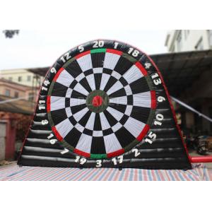 China Giant Inflatable Soccer Dart Board CE / UL Air Blower For Outdoor Play supplier